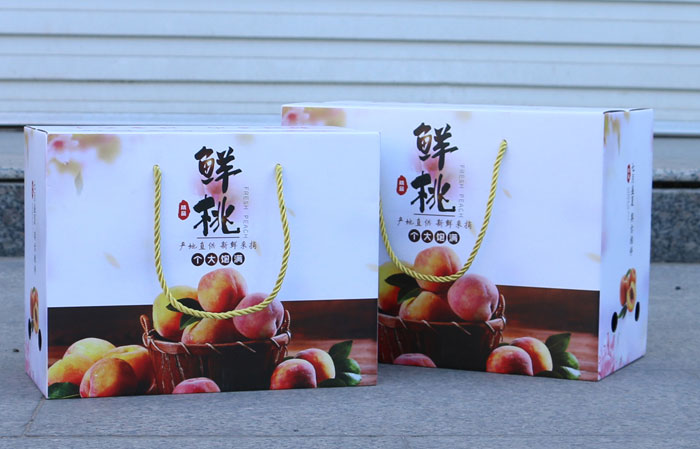 水蜜桃包裝禮盒設(shè)計印刷